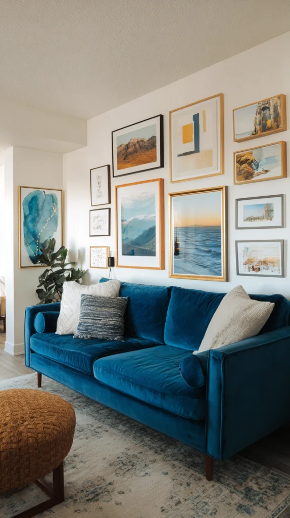 15 Blue Velvet Couch Ideas for a Luxe Look 12 wa 11