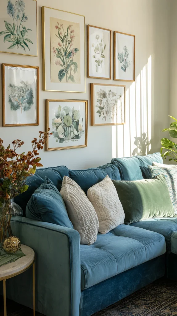 15 Blue Velvet Couch Ideas for a Luxe Look 14 wa 13
