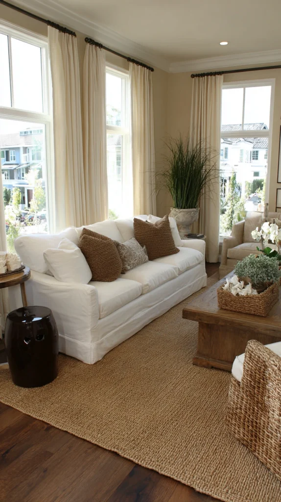 15 Brown and Cream Living Room Ideas 2 wf 1