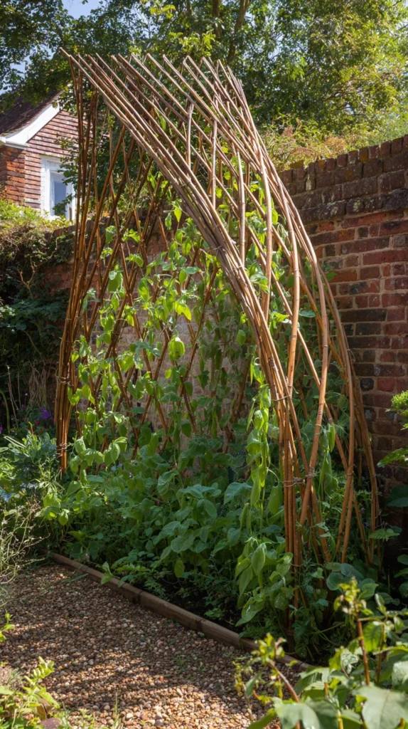 15 DIY Pea Trellis Ideas for Your Garden 14 wf 13 1