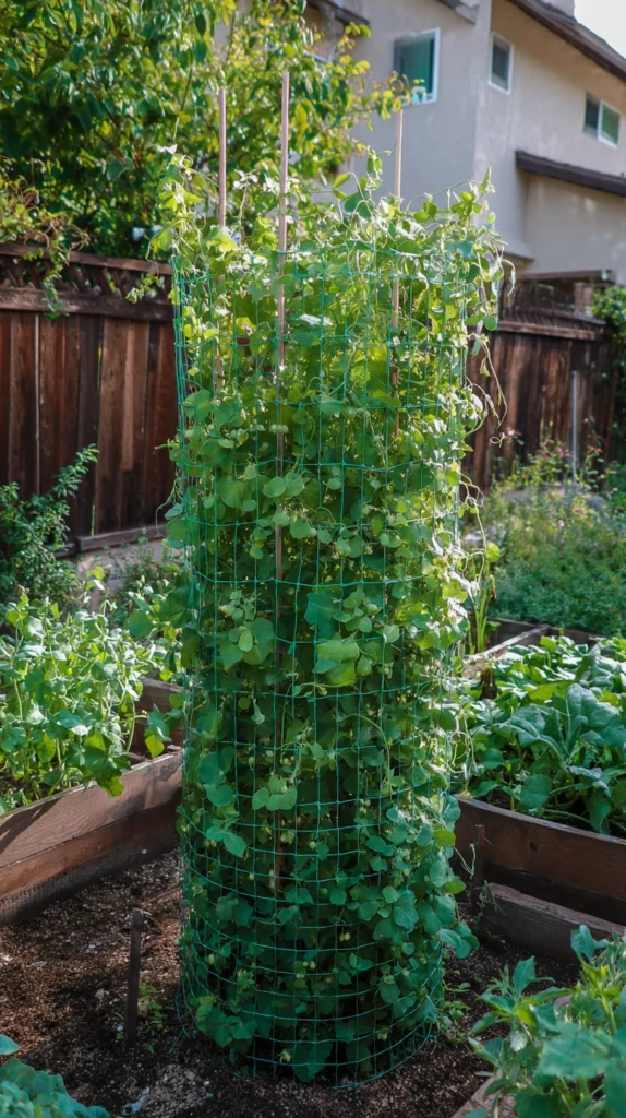 15 DIY Pea Trellis Ideas for Your Garden 15 wf 14 1