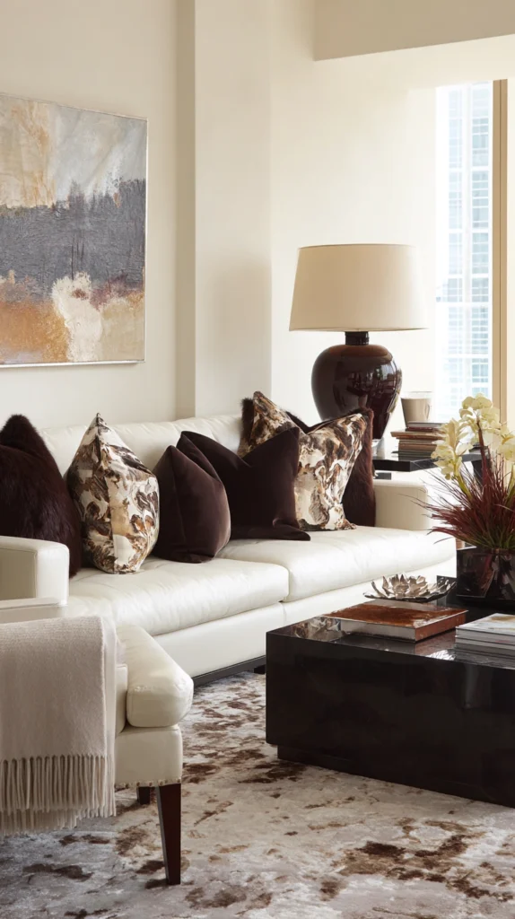 15 Brown and Cream Living Room Ideas 6 wf 5