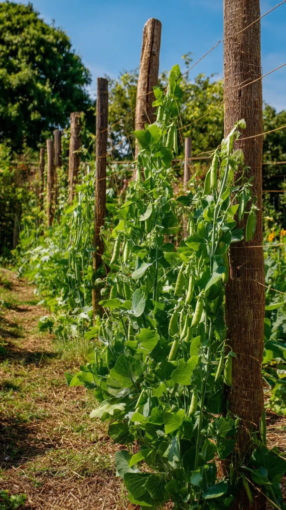 15 DIY Pea Trellis Ideas for Your Garden 8 wf 7 1