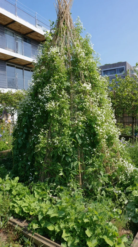 15 DIY Pea Trellis Ideas for Your Garden 9 wf 8 1