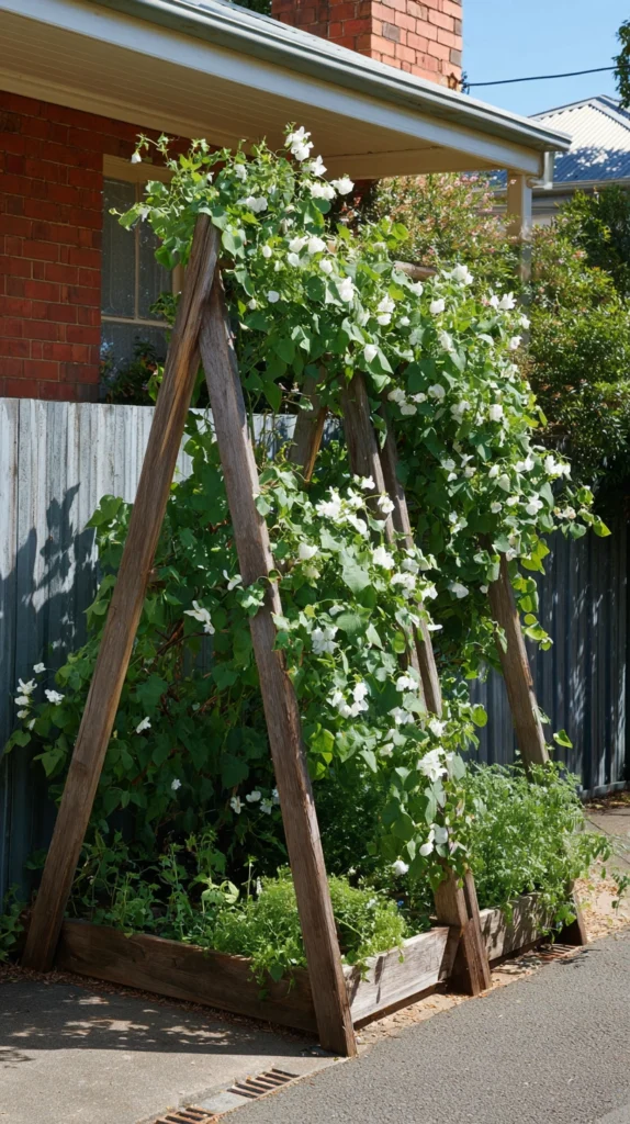 15 DIY Pea Trellis Ideas for Your Garden 10 wf 9 1