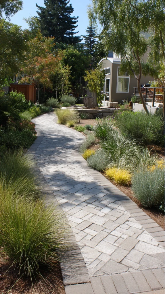 15 Paver Walkway Ideas for a Beautiful Outdoor Path 16 wg 15