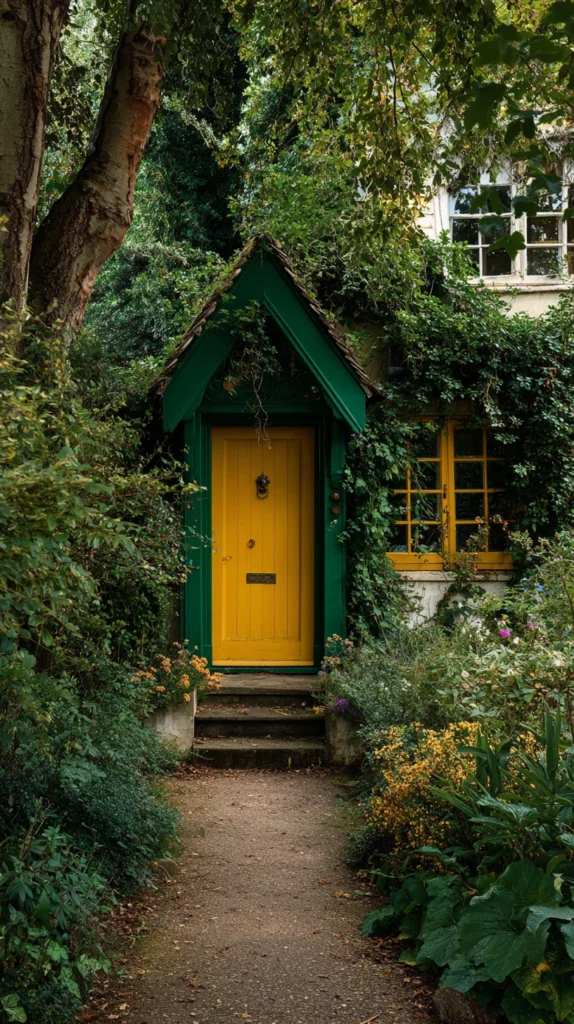 15 Front Door Colors for a Yellow House 4 wq 3