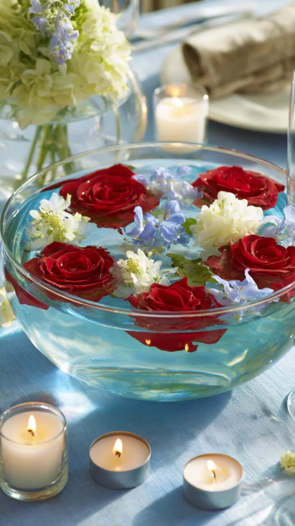 15 Festive Red, White & Blue Centerpiece Ideas for Your Memorial Day Gathering 9 wq 8 1