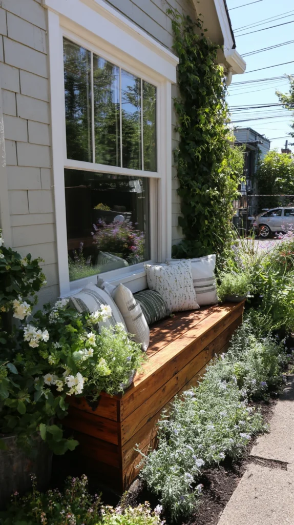 14 Garden Seating Ideas Tucked Into Unexpected Corners 14 ws 13