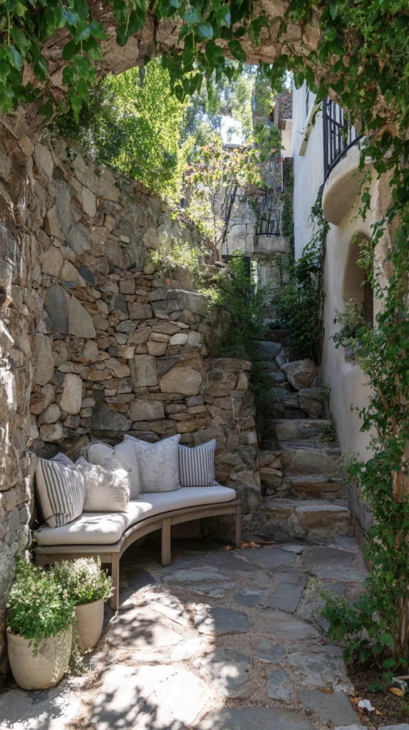 14 Garden Seating Ideas Tucked Into Unexpected Corners 5 ws 4