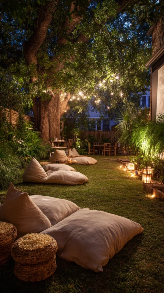 15 Backyard Movie Night Setup Ideas 12 yt 11