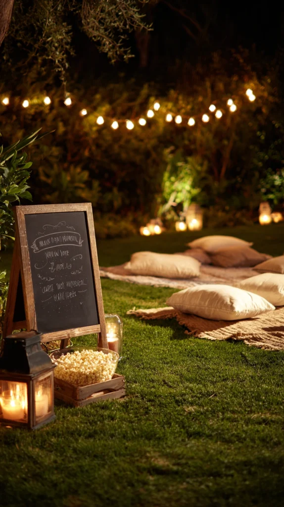 15 Backyard Movie Night Setup Ideas 14 yt 13
