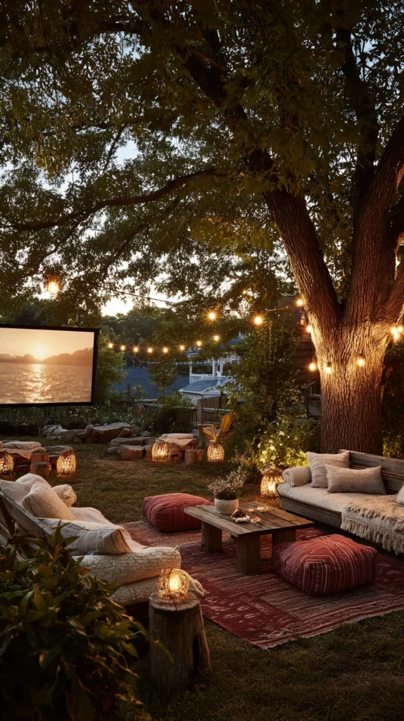 15 Backyard Movie Night Setup Ideas 16 yt 15