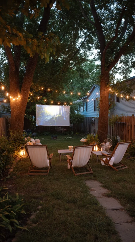 15 Backyard Movie Night Setup Ideas 7 yt 6