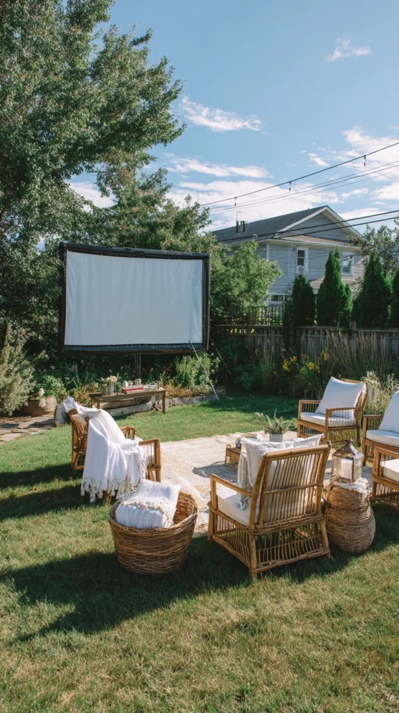15 Backyard Movie Night Setup Ideas 8 yt 7