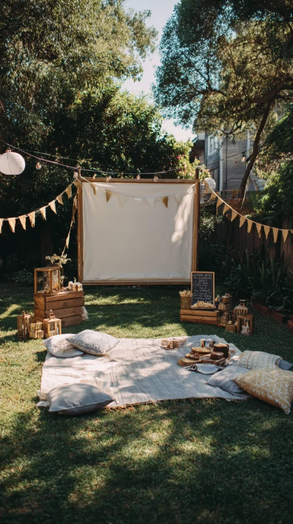 15 Backyard Movie Night Setup Ideas 10 yt 9