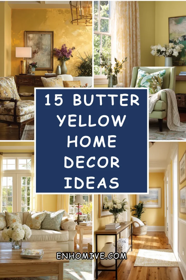 15 Butter Yellow Home Decor Ideas