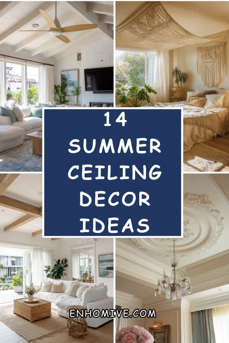 14 Summer Ceiling Decor Ideas That Add Character to Any Room