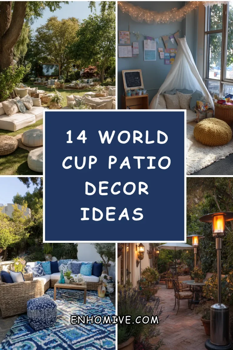 14 World Cup Patio Decor Ideas for Perfect Outdoor Viewing