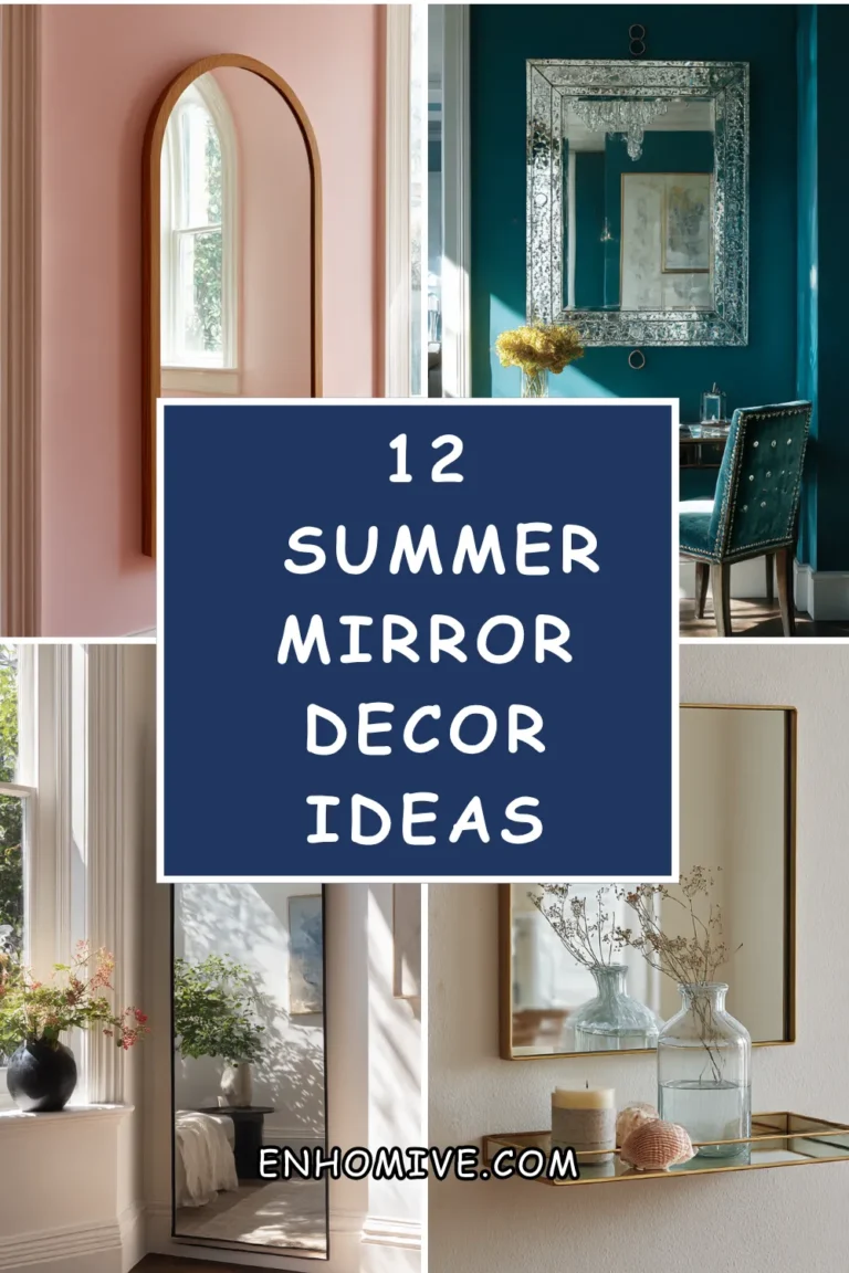 12 Summer Mirror Decor Ideas That Reflect More Light