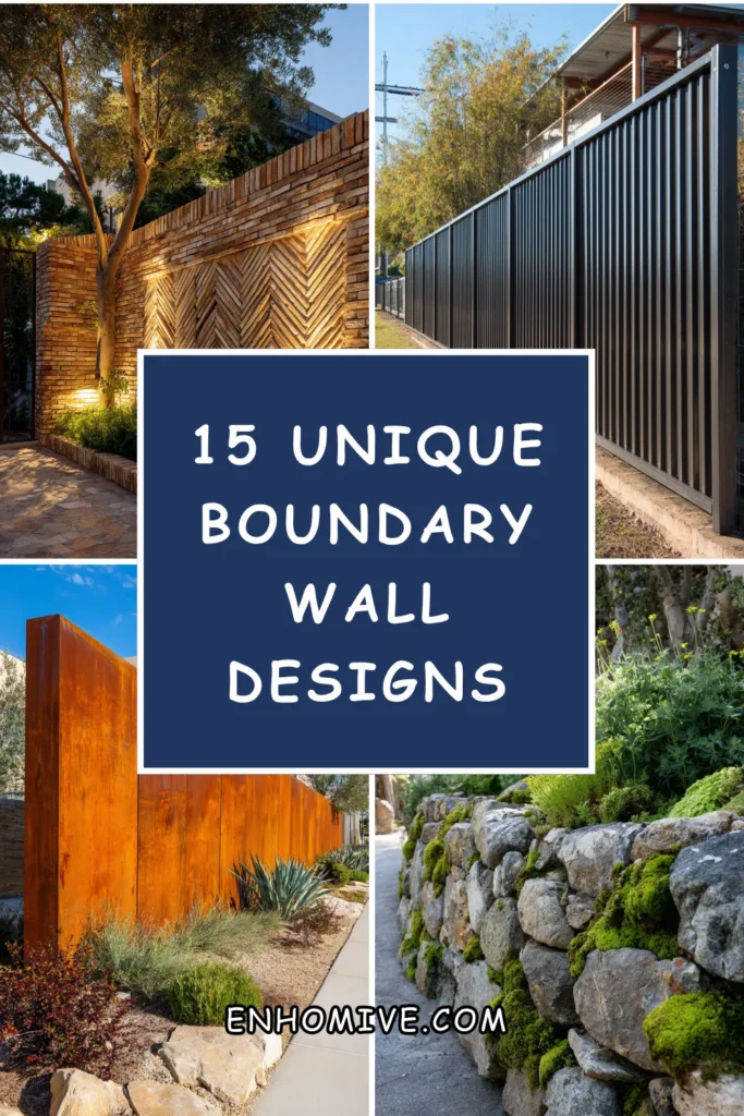 15 Unique Boundary Wall Designs for a Statement Exterior 1 How 19