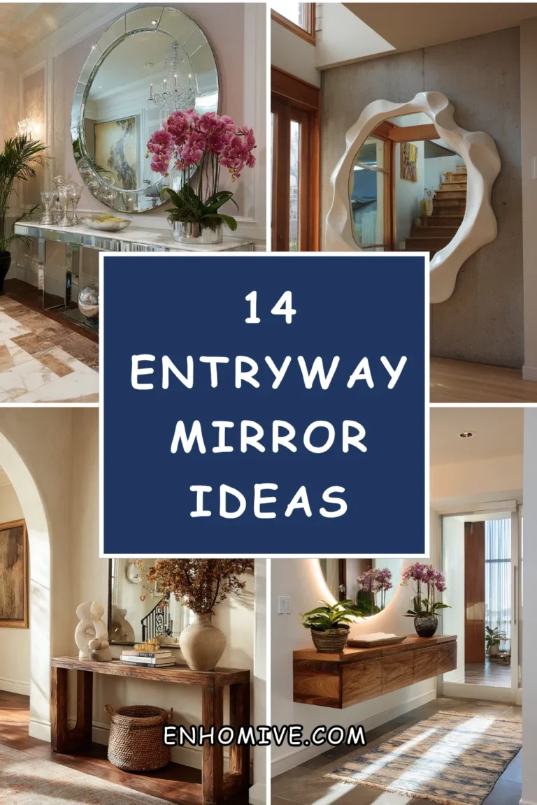 14 Elegant Entryway Mirror Ideas for a Luxe First Look
