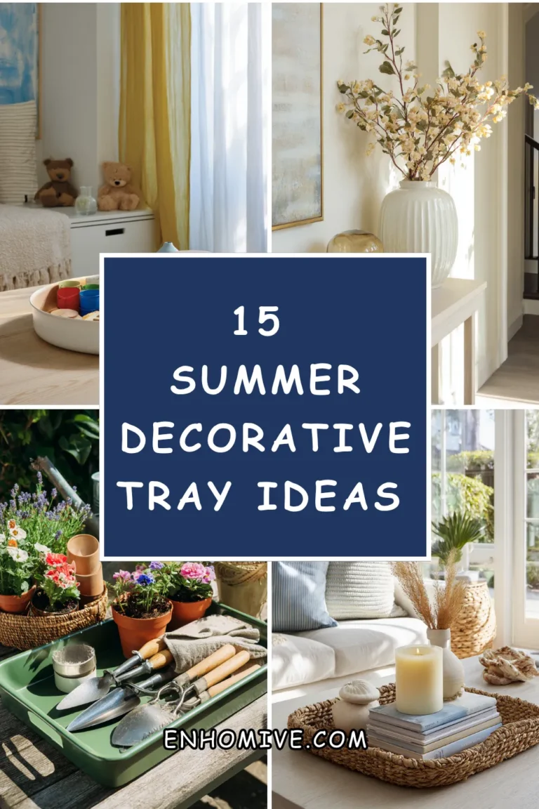15 Summer Decorative Tray Ideas for Every Room