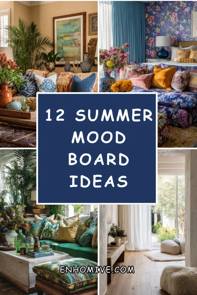 12 Summer Mood Board Ideas for Home Decor Inspiration 1 How 27