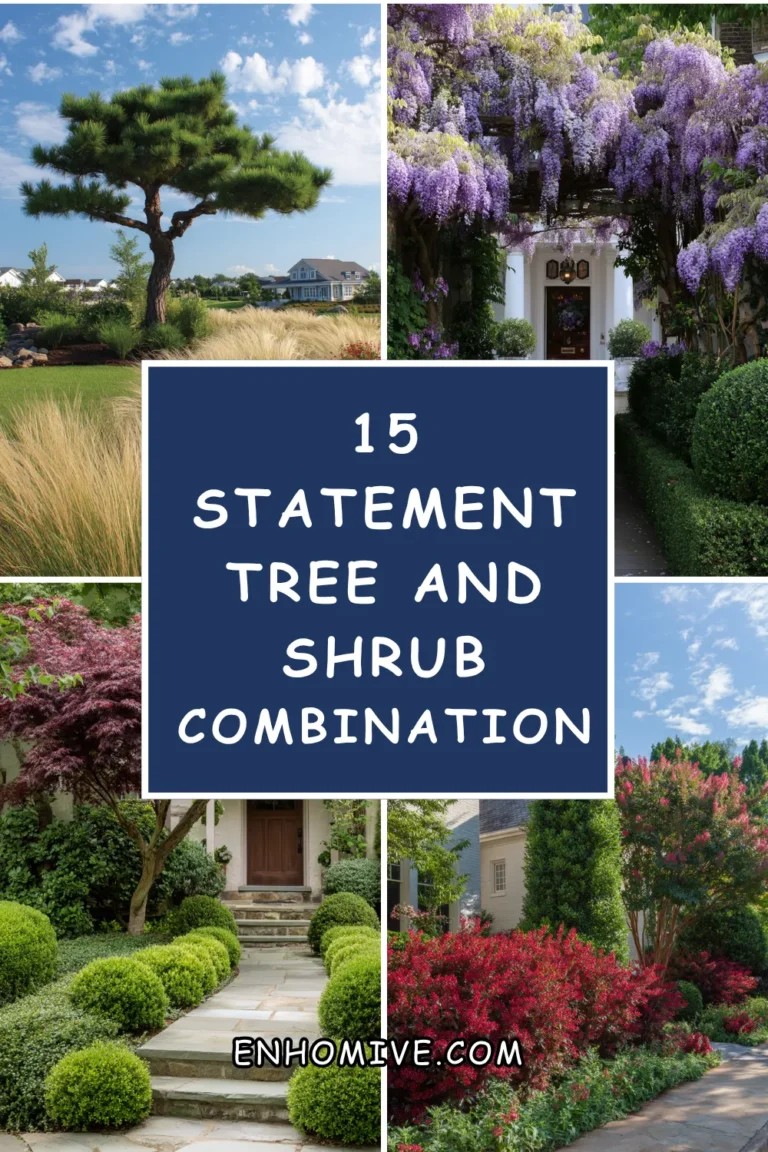15 Statement Tree and Shrub Combinations That Frame Your Home Like a Trophy Podium