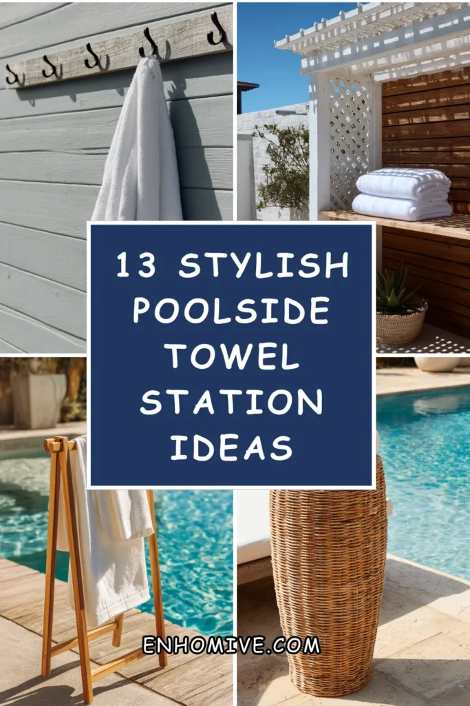 13 Stylish Poolside Towel Station Ideas for a Resort-Inspired Backyard 1 How 7 1