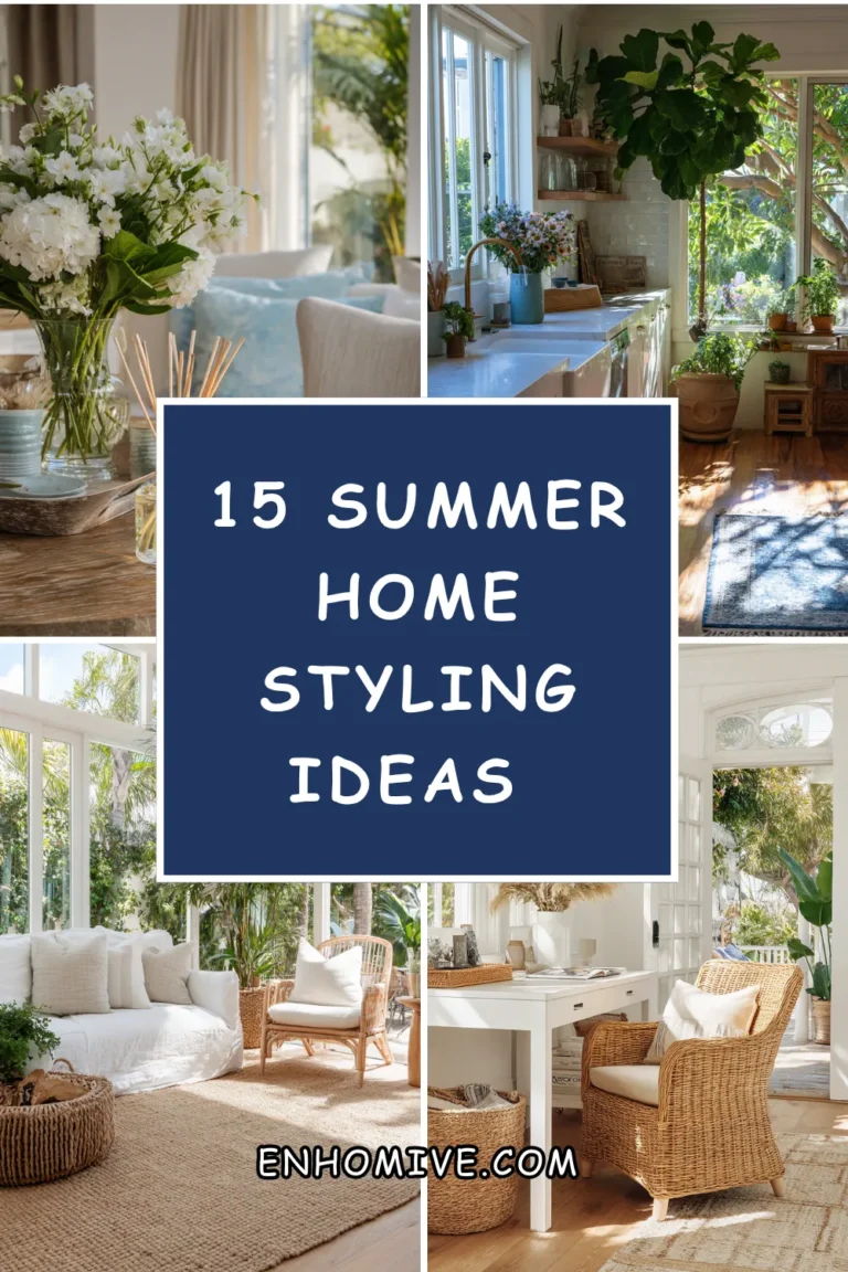 15 Summer Home Styling Ideas for a Light and Airy Feel