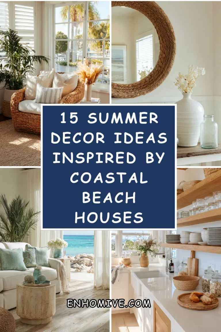 15 Summer Decor Ideas Inspired by Coastal Beach Houses