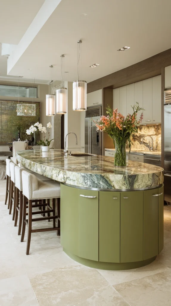 14 Olive Green Kitchen Cabinet Ideas for a Warm Earthy Kitchen 4 bi 3
