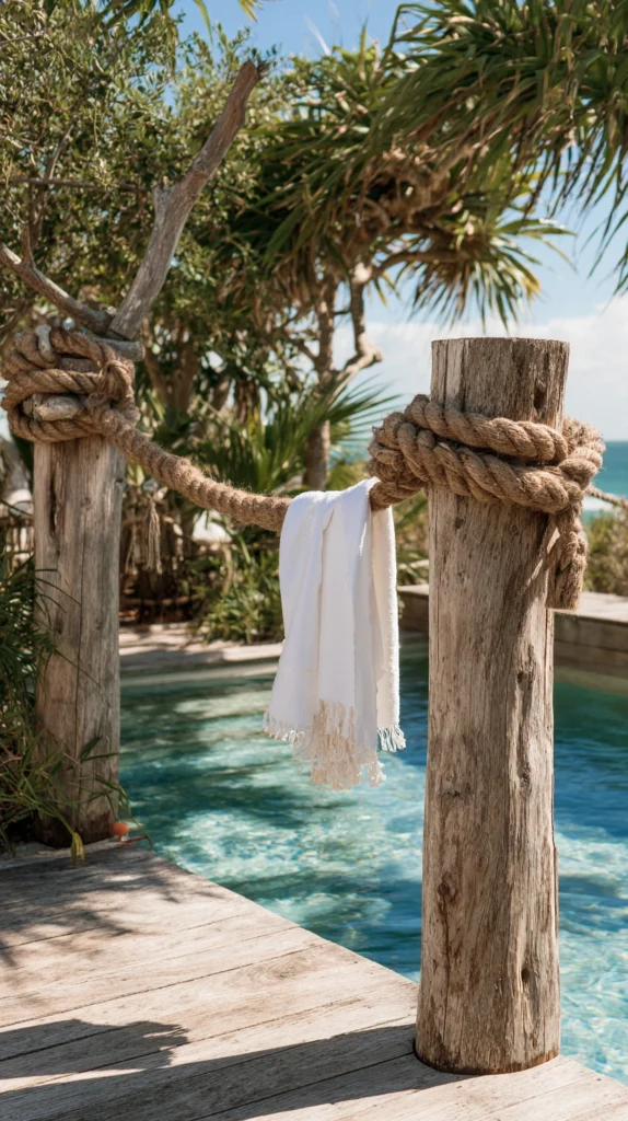 13 Stylish Poolside Towel Station Ideas for a Resort-Inspired Backyard 6 bp 5