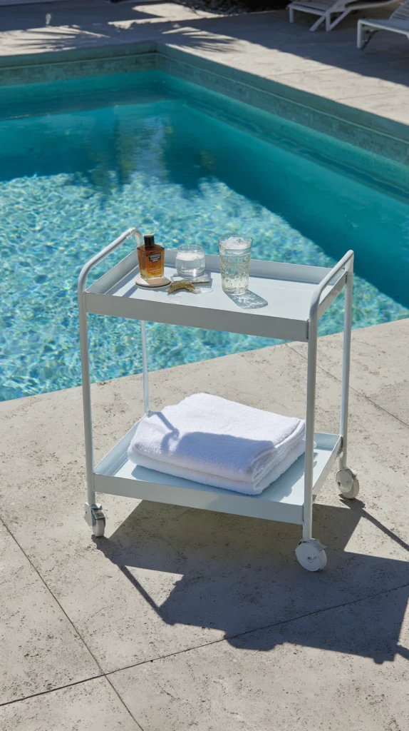 13 Stylish Poolside Towel Station Ideas for a Resort-Inspired Backyard 7 bp 6