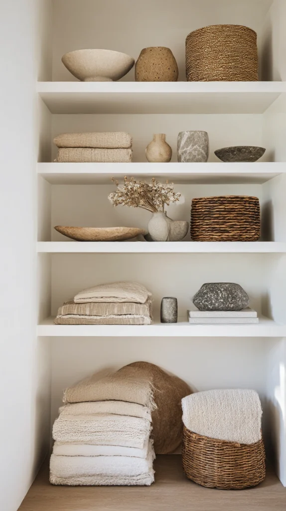 11 Summer Shelf Styling Ideas That Look Clean and Aesthetic 11 cf 10 1