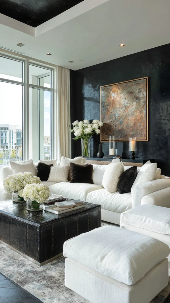 15 Cream and Black Interior Ideas 16 cw 15