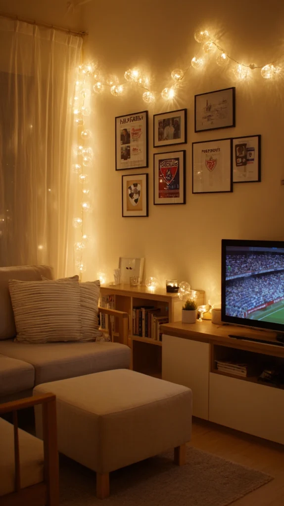 15 Living Room Lighting Ideas That Set the Perfect Football World Cup Mood 7 fk 6