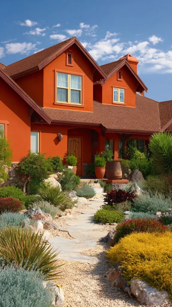 15 Brown Roof Exterior Paint Color Ideas 10 ju 9