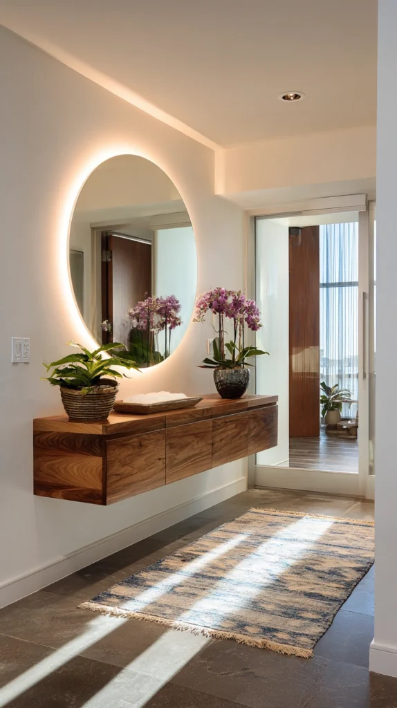 14 Elegant Entryway Mirror Ideas for a Luxe First Look 13 nu 12