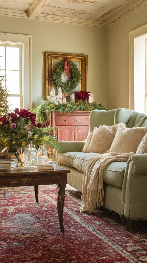 12 Bold Red, White & Green Living Room Looks for a Striking Home Style 5 qf 4