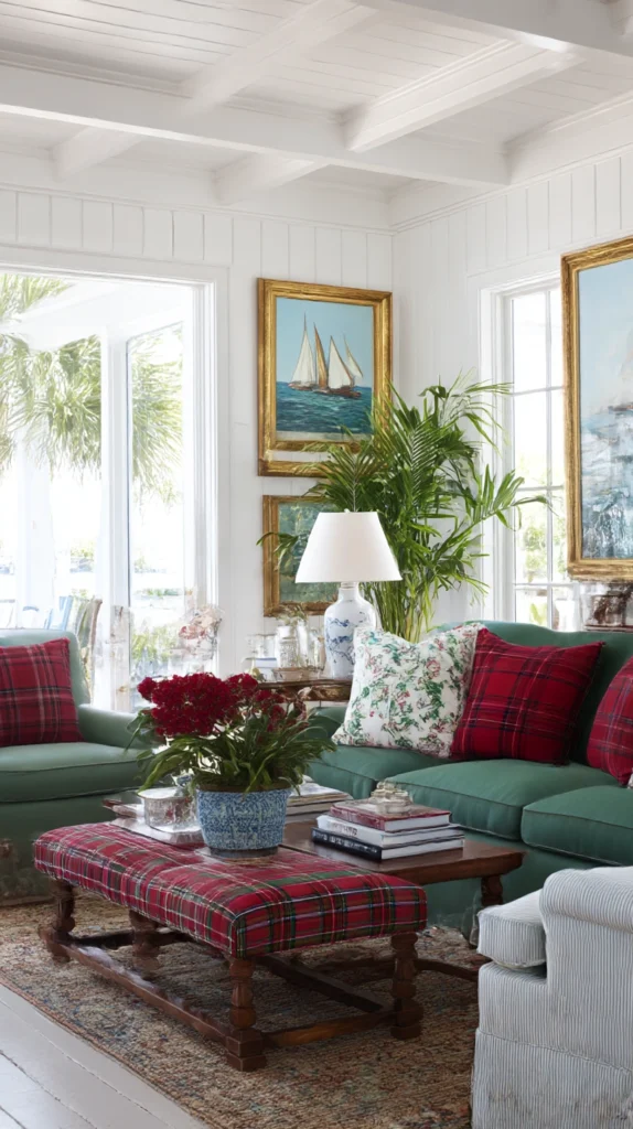 12 Bold Red, White & Green Living Room Looks for a Striking Home Style 8 qf 7