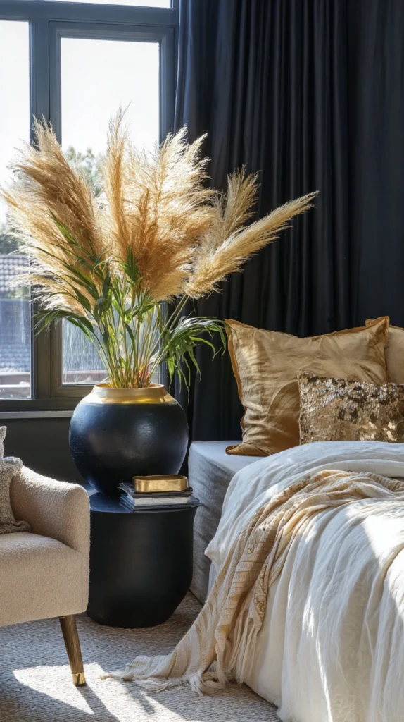 15 Black and Gold Bedroom Color Schemes 16 qr 15