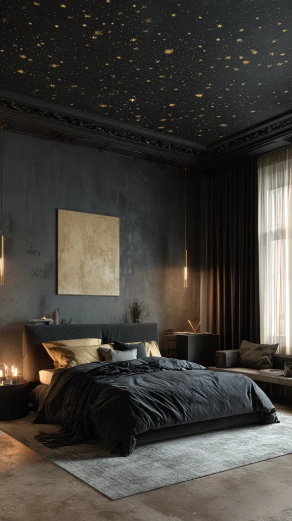 15 Black and Gold Bedroom Color Schemes 4 qr 3