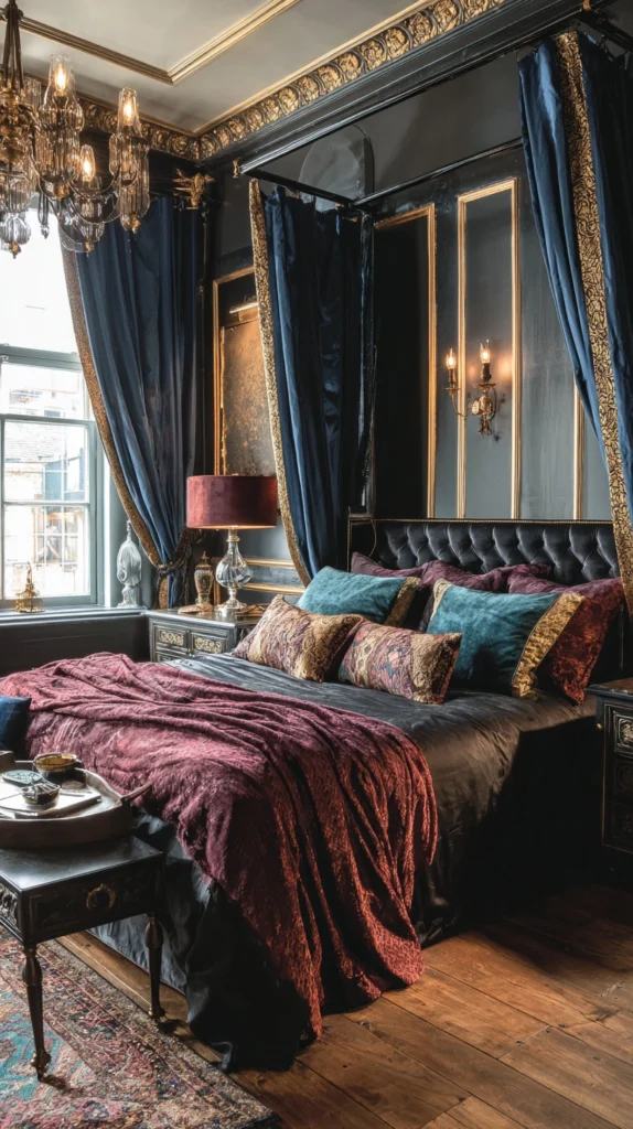 15 Black and Gold Bedroom Color Schemes 5 qr 4