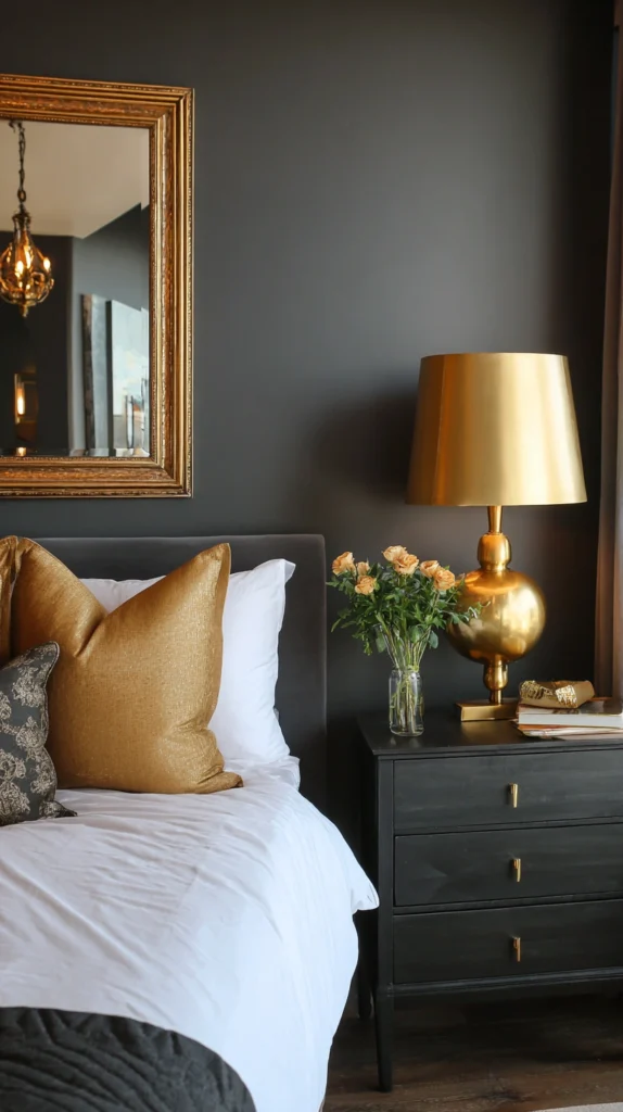 15 Black and Gold Bedroom Color Schemes 10 qr 9