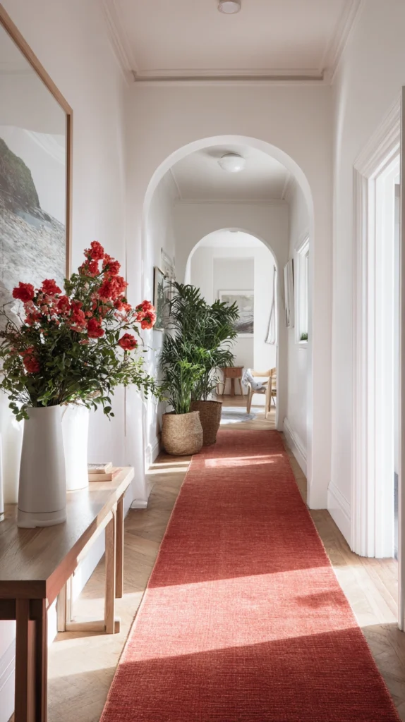 14 Entryway Rug and Runner Combos That Lay the Red Carpet for Guests 15 vu 14