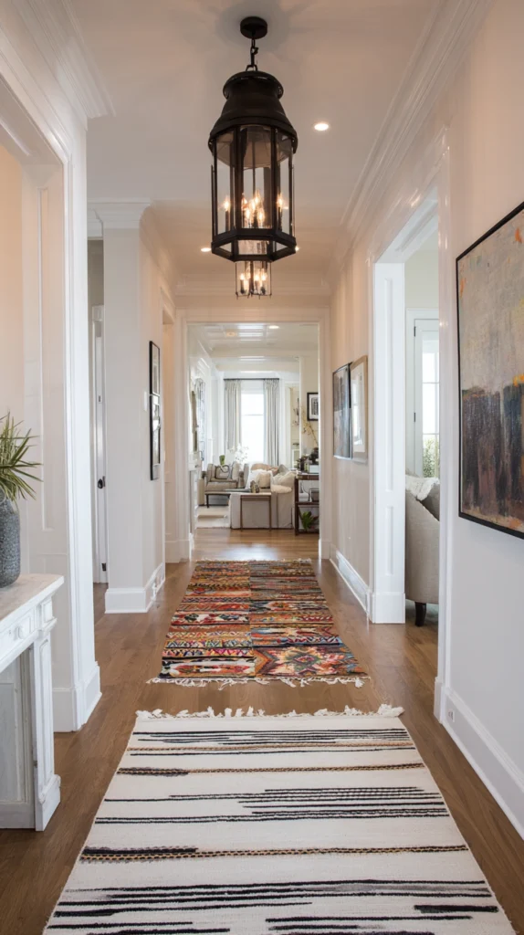 14 Entryway Rug and Runner Combos That Lay the Red Carpet for Guests 8 vu 7
