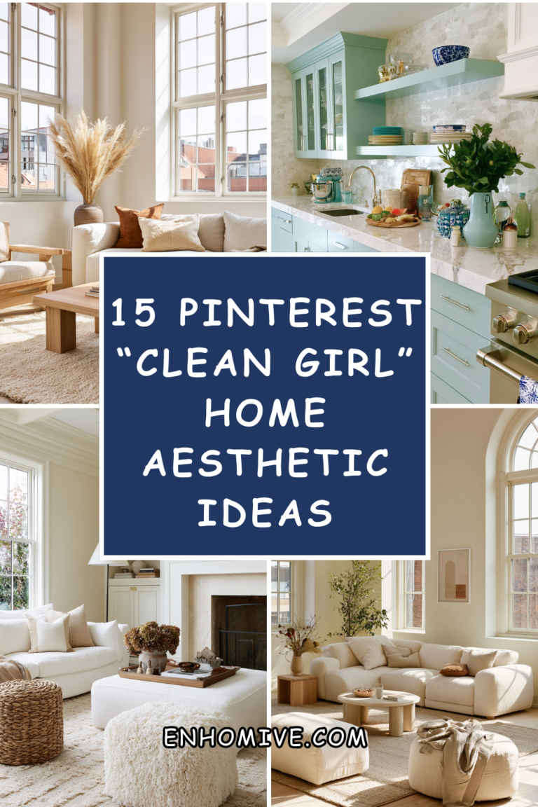 15 Pinterest “Clean Girl” Home Aesthetic Ideas for a Calm, Put-Together Space