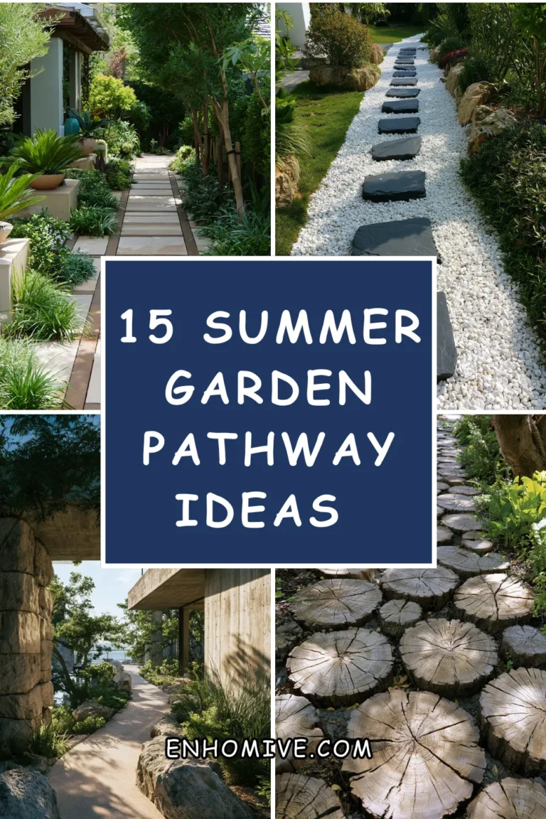 15 Summer Garden Pathway Ideas That Look High-End